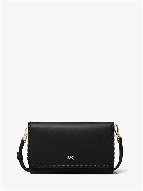 michael kors whipstitched leather convertible crossbody|Michael Kors Crossbody Bags .